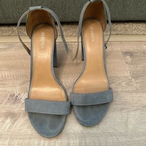 Merona Women's Gray Suede Heels